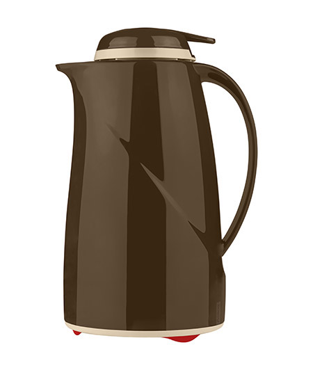 Isolierkanne 1L, Wave Push cappuccino helios