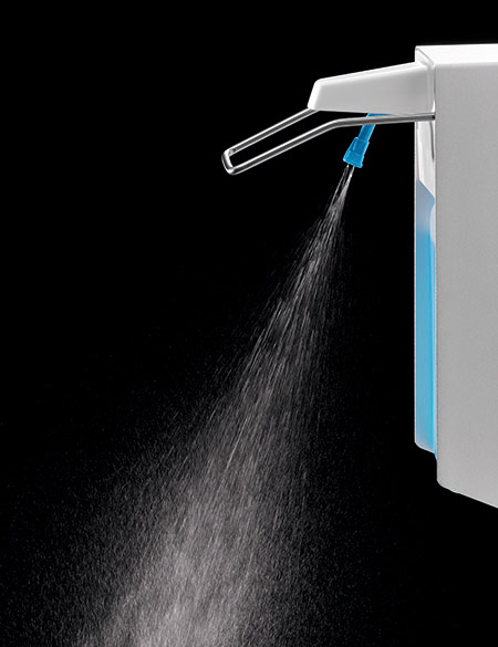 Desinfektionsmittelspender Aluminium 0,9Ltr.