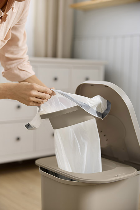 Müllbeutel KAYO 20 Beutel/Rolle aus LDPE