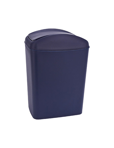 Badeimer mit Schwingdeckel, dunkelblau, 5L