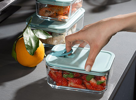 Glas-Frischhaltedose 1,6L Pull Box Glass