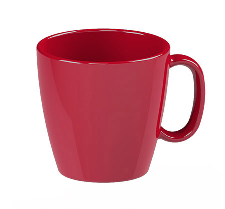Tasse, 0,23l, rot, Kunststoff PBT