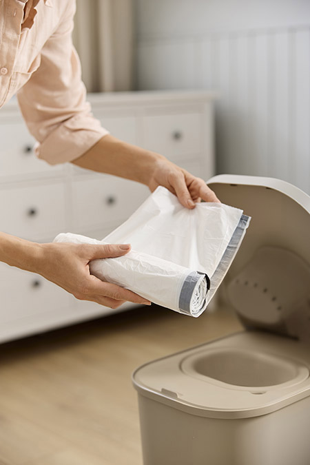 Müllbeutel KAYO 20 Beutel/Rolle aus LDPE