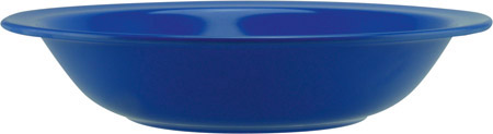 Teller tief, 20,5cm, blau, Melamin