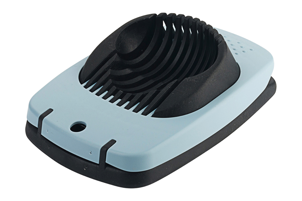 Eierschneider PP blau/schwarz, 13x9cm