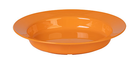 Teller tief, 19cm, orange, Valon