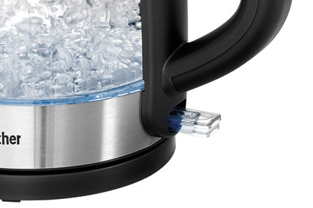 Glas-Wasserkocher 1,7L, schwarz