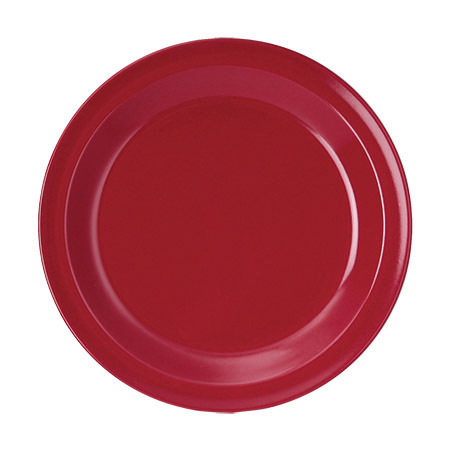 Dessertteller, 19,5cm, rot, Melamin
