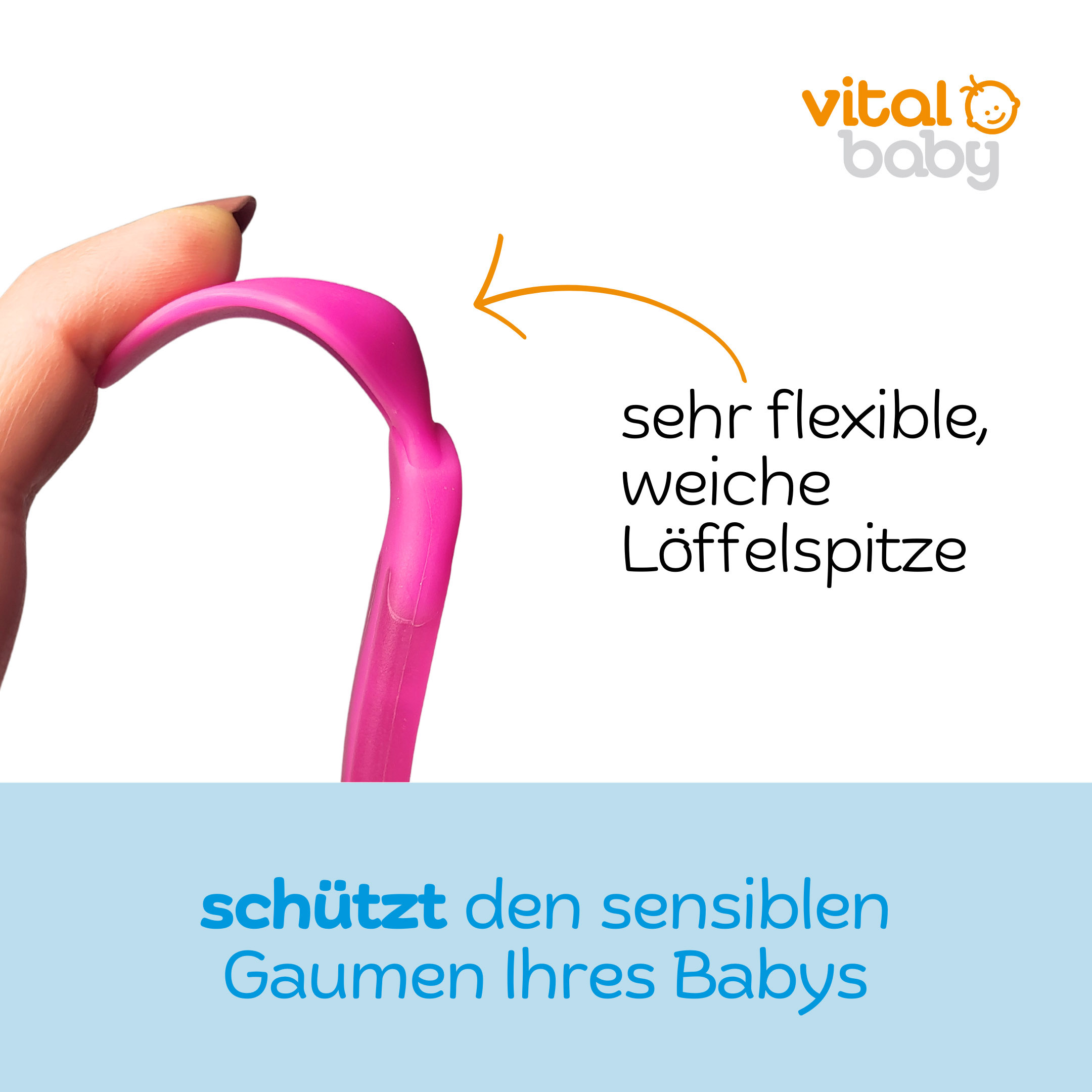 Kinderlöffel-Set 5tlg. grün, ab 6 Monate geeignet