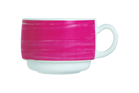 Obertasse, 19cl, Brush Cherry