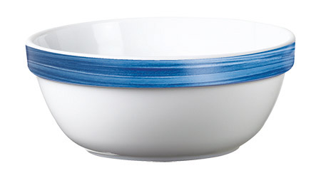 Stapelschale, 17cm, 90cl, Brush Blue Jean