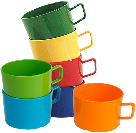 Tasse, 0,2l, blau, Ø 7,5cm, H 5cm