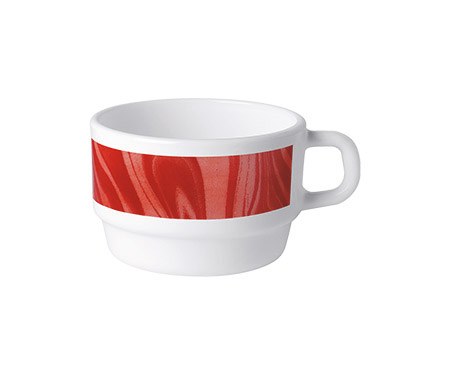 Obertasse, 22cl Natura Red, stapelbar