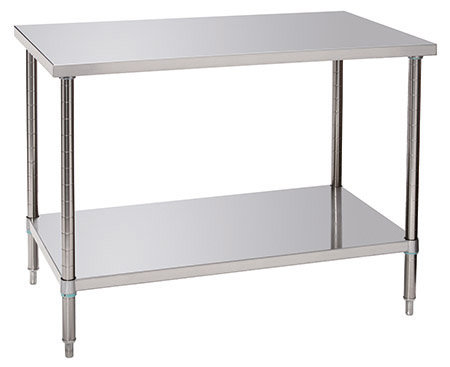 Arbeitstisch mit Grundboden, L 120xB 70xH 86-90cm,