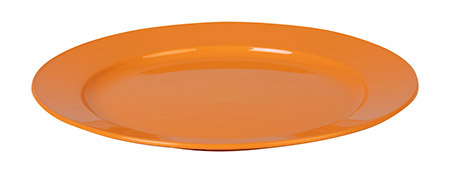 Teller flach, 20cm, orange, Valon