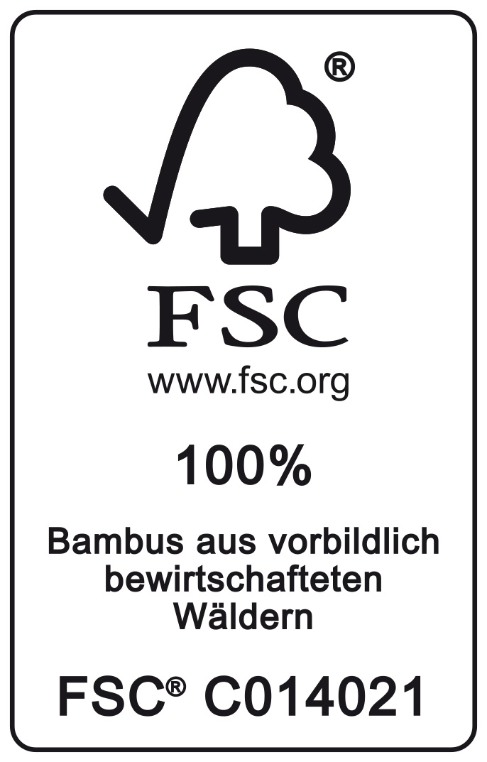 Aufbewahrungsglas, 0,9L, mit Bambusdeckel