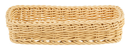 Besteckkorb lang, beige, 27 x 10 x H 5cm,