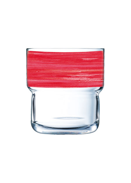 Stapelglas Brush Cherry, 22cl